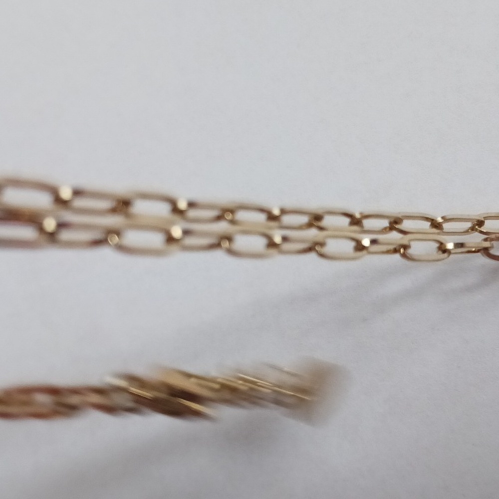 Gold Aztec Design Necklace - Picture 3 of 4